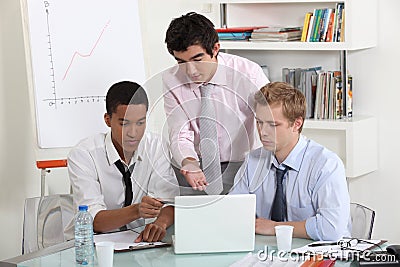Young business professionals Stock Photo