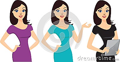 Young Business woman Stock Photo