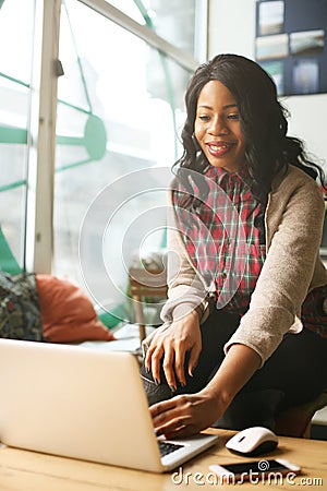 Young business woman. Stock Photo