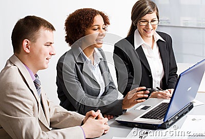 Young businesspeople Stock Photo