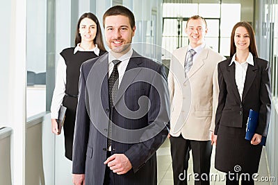 Young businesspeople Stock Photo