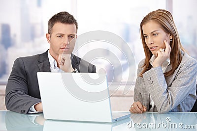 Young businesspeople working together Stock Photo