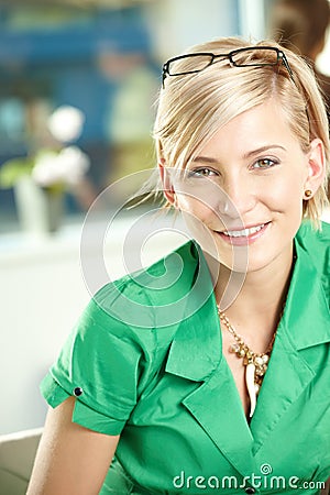 Young businesswoman Stock Photo