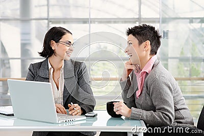 Young businesswomen Stock Photo