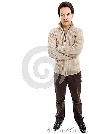 Young casual man full body Stock Photo