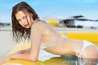 Young charming lady Stock Photo