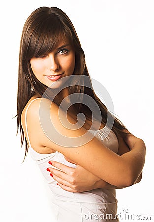 Young charming woman Stock Photo