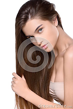 young charming woman Stock Photo