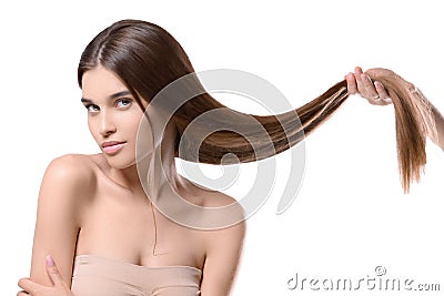 young charming woman Stock Photo