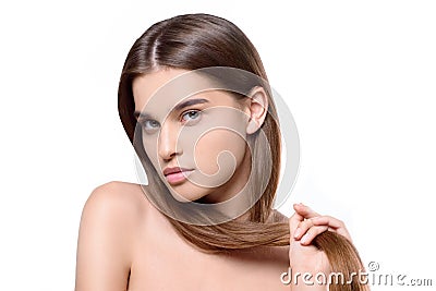 young charming woman Stock Photo