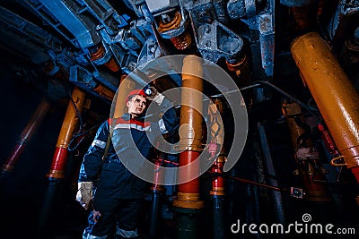 Young coal miner Stock Photo