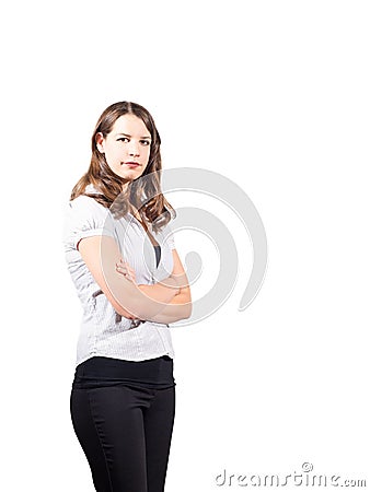 Young Confident American Female Stock Photo