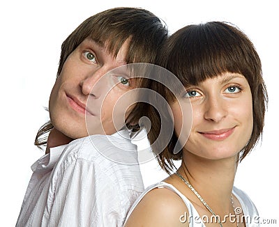 The young couple Stock Photo