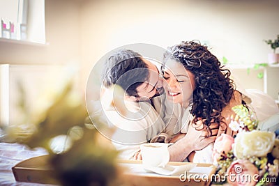 Young couple in love. Stock Photo