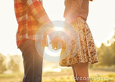 Young couple in love Stock Photo