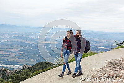 http://thumbs.dreamstime.com/x/young-couple-spending-time-together-outdoors-happy-out-hiking-mountains-54240719.jpg