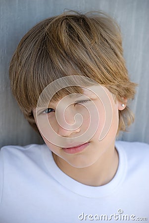 Young cute boy Stock Photo