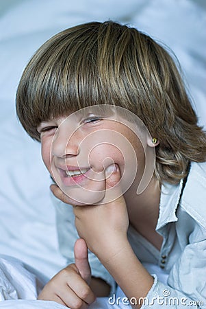 Young cute boy Stock Photo