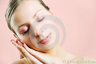 Young cute girl. Stock Photo