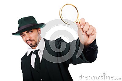 Young detective Stock Photo