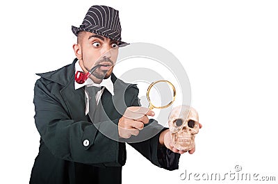 Young detective Stock Photo