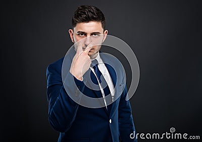 Young director keeping eyes on you Stock Photo