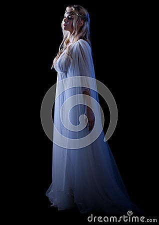 Young elven girl isolated Stock Photo