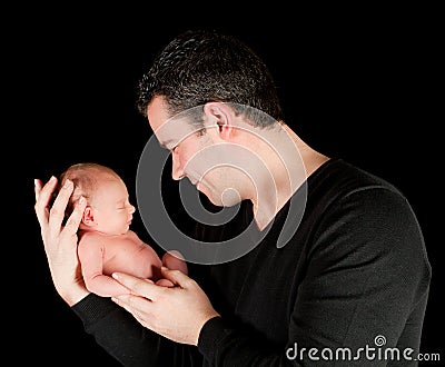 Young father Stock Photo