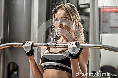 Young fitness woman Stock Photo