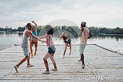 Young and free. Stock Photo