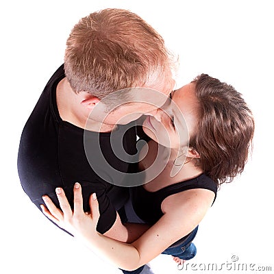 Young fresh couple Stock Photo