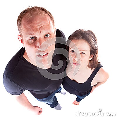 Young fresh couple Stock Photo