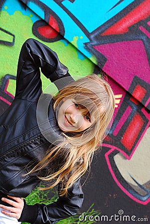 Young girl posing Editorial Stock Photo