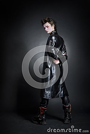 Young goth Stock Photo