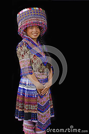 A young H'Mong lady Editorial Stock Photo