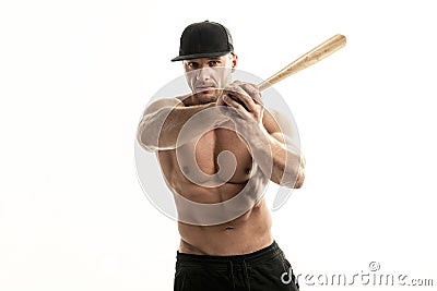 Young handsome athlete Stock Photo