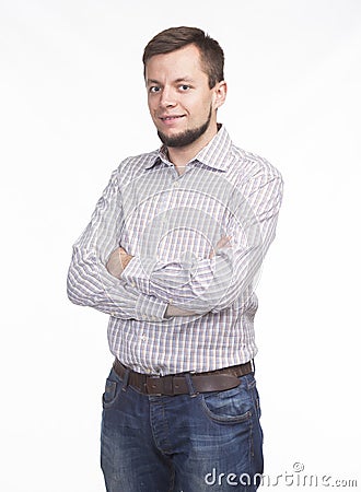 Young happy man Stock Photo