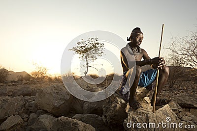 A young Himba male Editorial Stock Photo