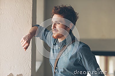 Young hipster portrait Stock Photo