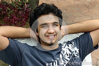 Young Indian Man Stock Photo