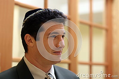 Young jewish man Stock Photo