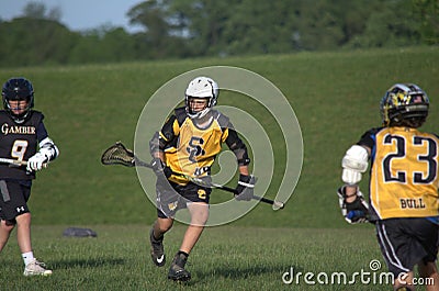 Young lacrosse players Editorial Stock Photo