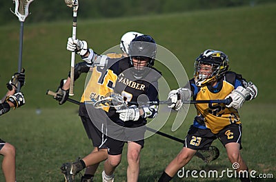 Young lacrosse players Editorial Stock Photo