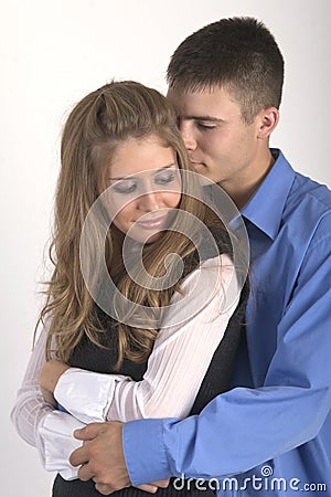 Young and in love Stock Photo