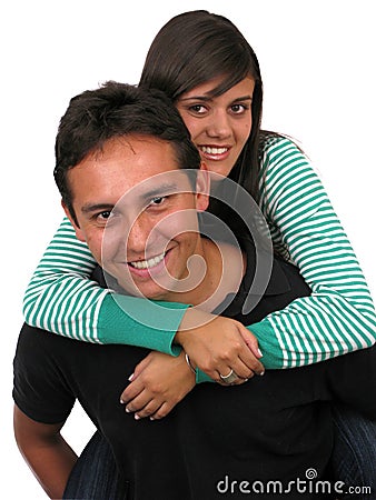 Young loving couple Stock Photo