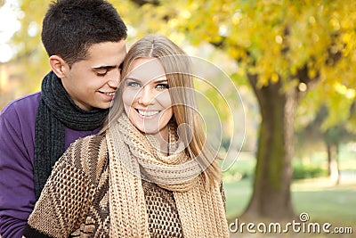 Young loving couple Stock Photo