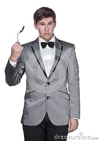 Young Magician Stock Photo