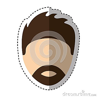 Young man avatar character Vector Illustration