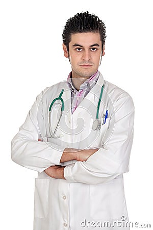 Young medical isolated Stock Photo