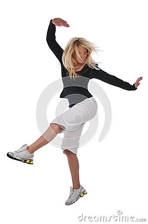 Young modern hip hop dancer Stock Photo